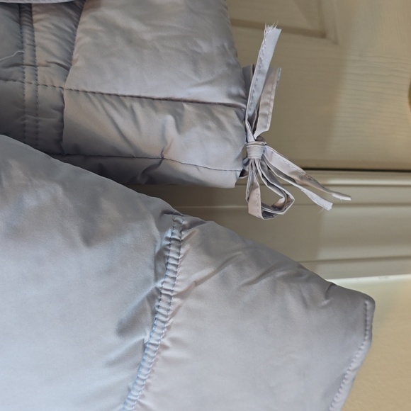 MARALYN & ME BRAND WOMENS JUNIOR SIZE BLUE FAUX FUR HOODED ZIPPERED COAT SIZE XL - Picture 5 of 16